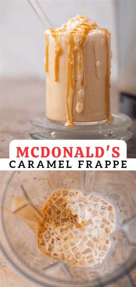 How To Make Mcdonald Amp 39 S Caramel Frappe Lifestyle Of A Foodie