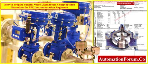 How To Prepare Control Valve Datasheets A Step By Step Procedure For