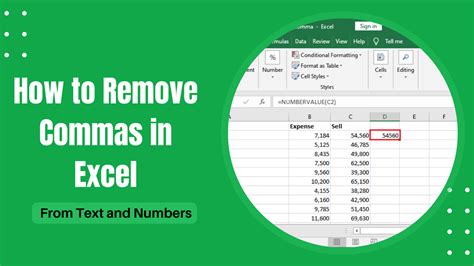 How To Remove Commas In Excel From Text And Numbers Earn Amp Excel