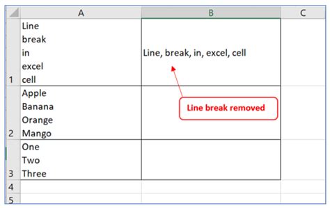 How To Remove Line Breaks Carriage Return In Excel Resource