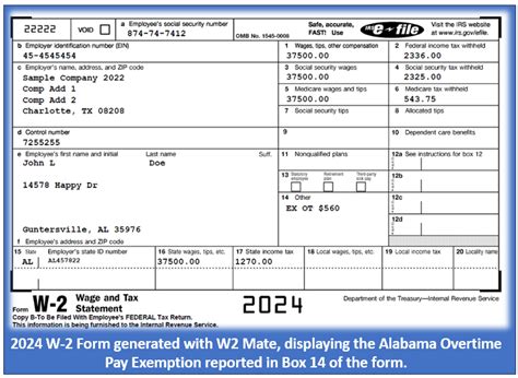How To Report Alabama S Overtime Pay Exemption On W2 Forms Real Business Solution Blog