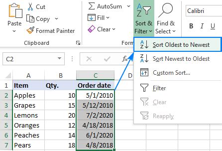 How To Sort Data In Excel By Month And Year
