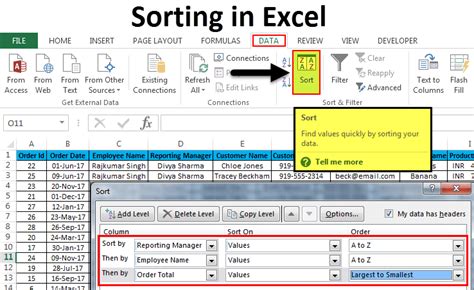 How To Sort Rows In Excel Sort Columns In Excel Without Mixing Data