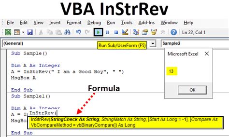 How To Use Instrrev Function In Excel Vba Easily 3 Example Excel Avon How To Use Instrrev Function In Excel Vba Easily 3 Example Excel Avon