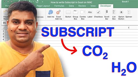 How To Write Subscript In Excel On Mac How To Write Subscript In Excel On Mac