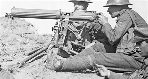 How Were Machine Guns Used In Ww1 America
