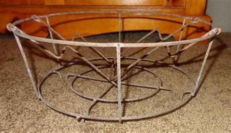 Htf Unusual Primitive Old Vintage Wire Canning Jar Basket Possibly For