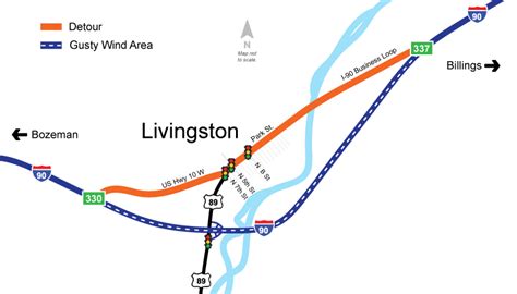 I 90 Detour Livingston Mt Montana Department Of Transportation Mdt