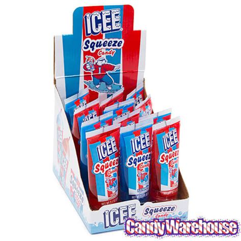 Icee Squeeze Candy Tubes 12 Piece Display Wholesale Candy Slushy Icee Squeeze Candy Tubes 12 Piece Display Wholesale Candy Slushy