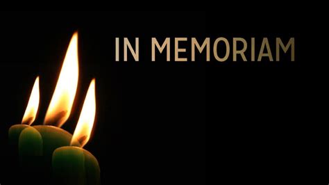 In Memoriam