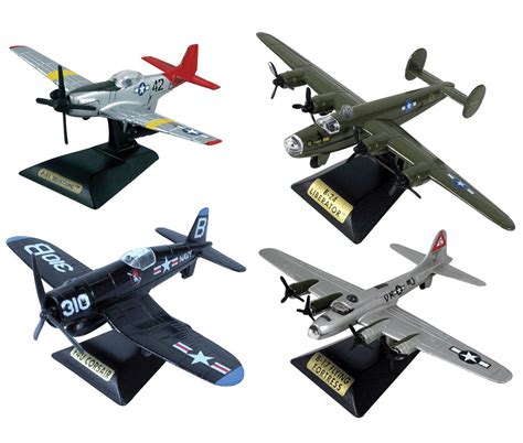 Inair Legends Of Flight World War Ii Aircraft Assortment 1 Set Of 4