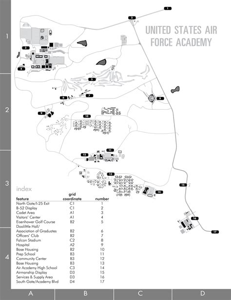 Interactive Map United States Air Force Academy