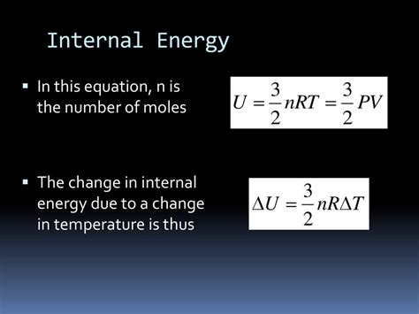 Unveil the Internal Energy Formula: Precision and Insight Revealed