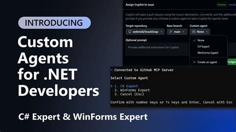 Introducing Custom Agents For Net Developers C Expert Winforms Expert Net Blog