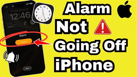 Iphone Alarm Not Going Off