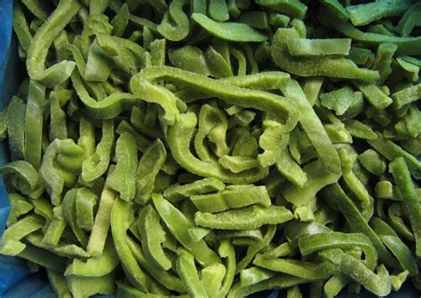 Iqf Frozen Green Pepper Strips China Supplier Factory Manufacturer