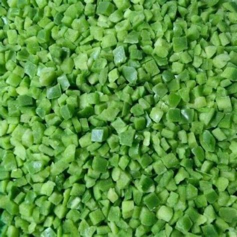 Iqf Green Pepper Dice Qingdao Pegas Trading Co Ltd
