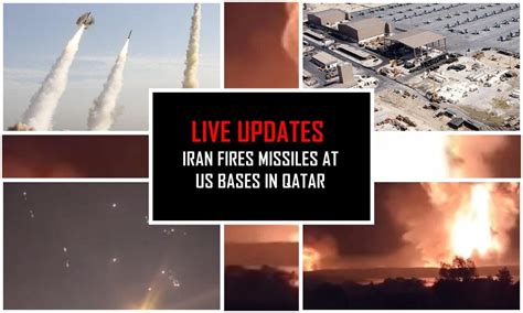 Iran Attacks Us Bases In Qatar Iraq After Nuclear Site Bombings