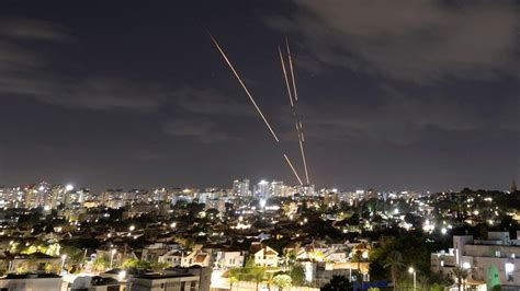 Iran Launched Approximately 180 Missiles At Israel Marking A Significant Escalation In The Ongoing War Between The Two Nations The Missile Barrage Which Triggered Air Raid Sirens Across Israel Was A Retaliation