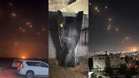 Iranian Ballistic Missiles Rain Down On Israel Updated