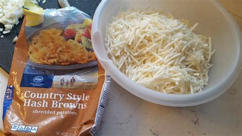 Irresistible Shredded Hashbrown Cheesy Potatoes 7 Simple Ingredients
