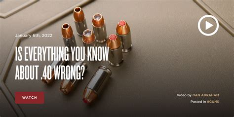 Is Everything You Know About 40 Wrong The Armory Life