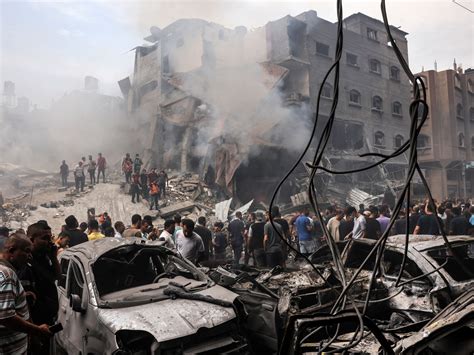 Israel Hamas War Updates Gaza Under Total Blockade Refugee Camp Hit