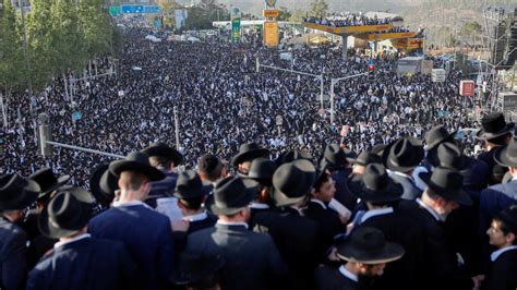 Israel S Ultra Orthodox Rally In March Of The Million Against Army Service France 24