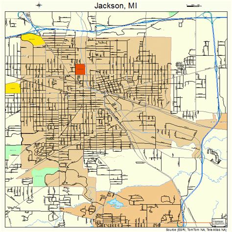 Jackson Michigan Zip Code Map At Beth Anker Blog