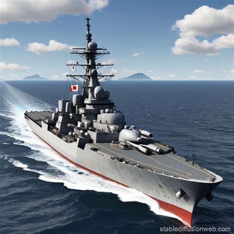 Japan Maritime Self Defense Force Aegis Destroyer Stable Diffusion Online