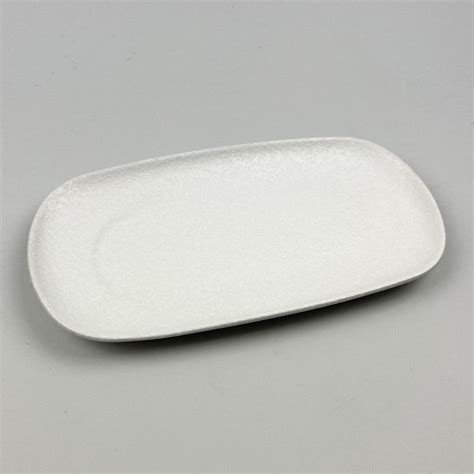 Japanese Style Matte White Large Rectangle Plate Sushi Or Burger Japanese Style Matte White Large Rectangle Plate Sushi Or Burger
