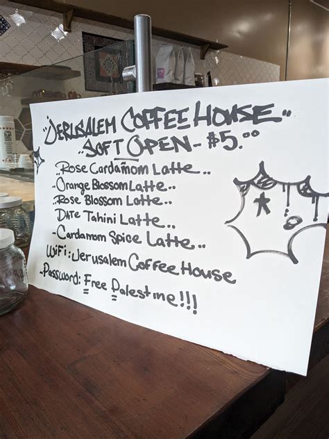 Jerusalem Coffee House Soft Opening Today R Oaklandfood