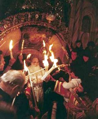Jerusalem S Annual Paschal Miracle The Holy Fire Know Your Faith Monastery Icons