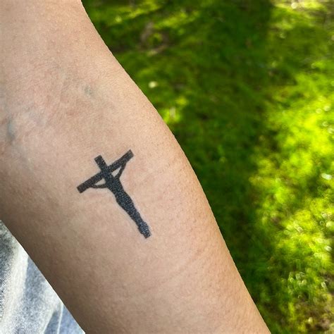 Jesus Cross Tattoo Arm