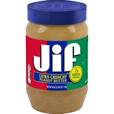 Jif Extra Crunchy Peanut Butter 40 Oz Kroger