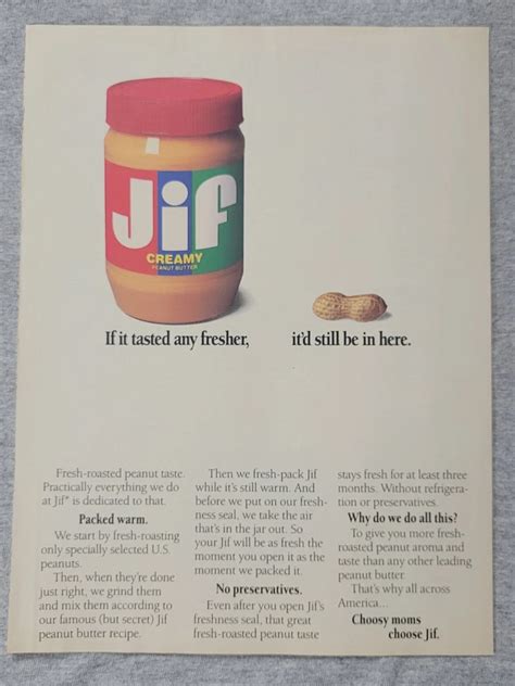 Jif Peanut Butter Ads