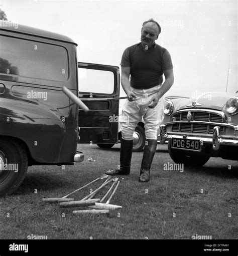 Jimmy Edwards Actor And Comedian Between Chukkas During A Polo Match Jimmy Edwards Actor And Comedian Between Chukkas During A Polo Match
