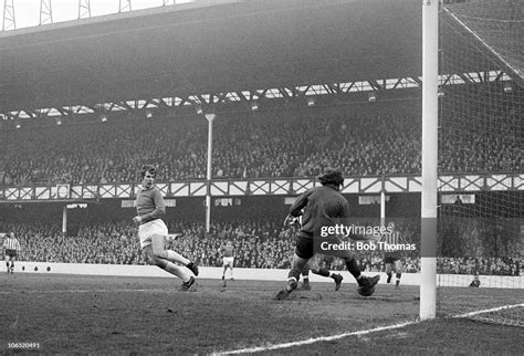 Joe Royle Of Everton Scores Past The Southampton Goalkeeper Eric