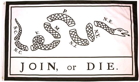 Join Or Die Snake Flag