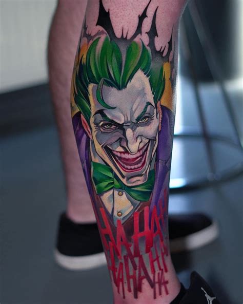 Joker Tattoo Designs For Men Joker Tattoo By Dynoz Art Attack Photo