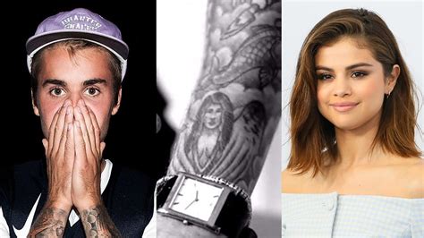 Justin Bieber Selena Tattoo