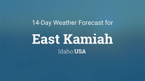 Kamiah Id 14 Day Weather Forecast Weathertrends360