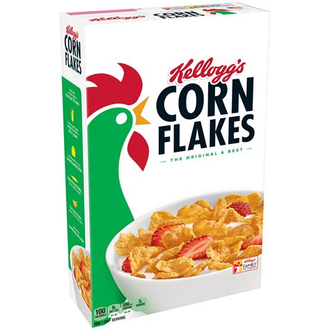 Kellogg S Corn Flakes Cereal 0 75 Ounce Bowls Pack Of 96