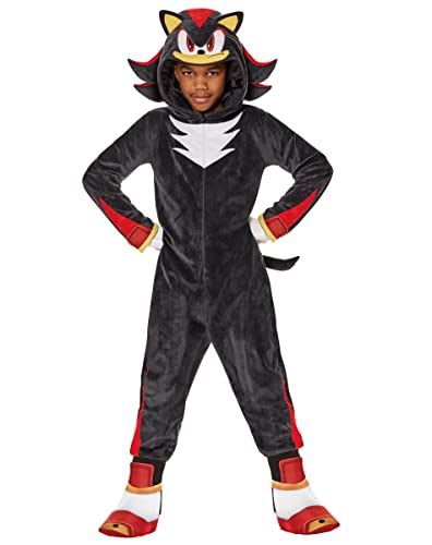 Kids Shadow Jumpsuit Costume Sonic The Hedgehog