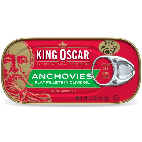 King Oscar Anchovies 2 Ounce 18 Per Case