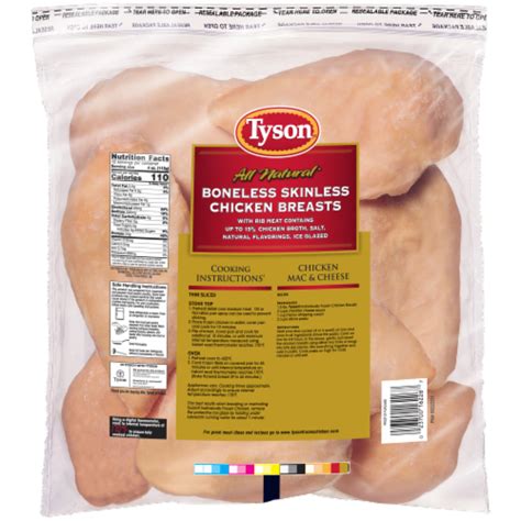 Kroger Frozen Raw Boneless Skinless Chicken Breasts 3 Lb Dillons Food Stores