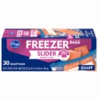 Kroger Quart Slider Freezer Bag 30 Ct Ralphs