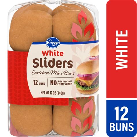 Kroger Slider Buns White 12 Ct 12 Oz City Market