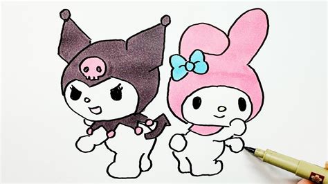 Kuromi Drawing My Melody At Sienna Schaw Blog