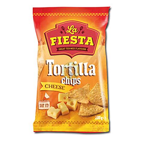 La Fiesta Tortilla Chips Cheese 200G Navarrino
